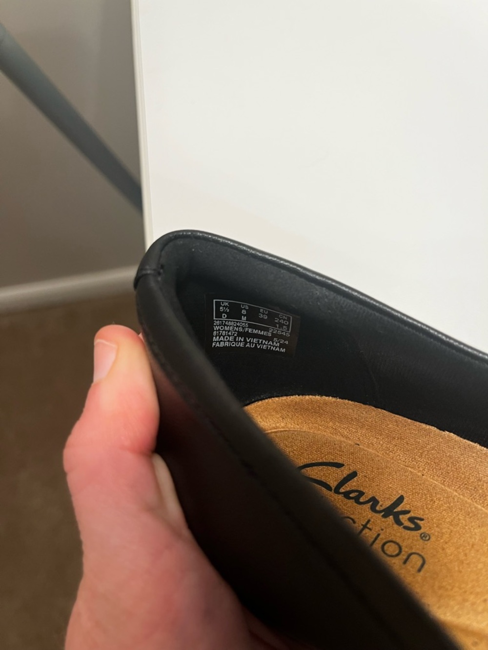 Clarks Collection women’s size 8 leather comfort pumps - Picture 7 of 9